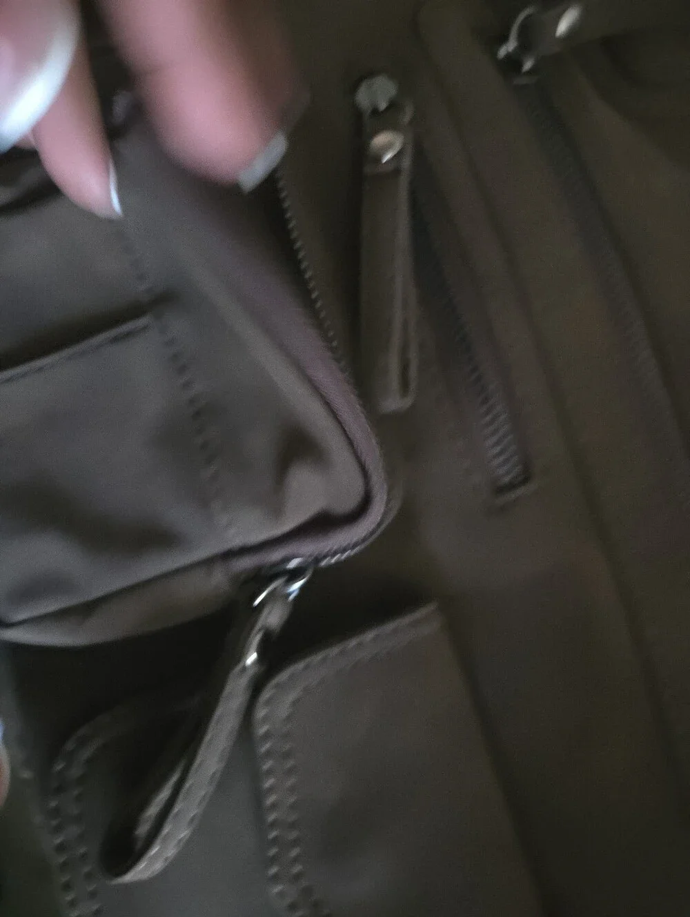 DARK BROWN VINTAGE FALL BAG
